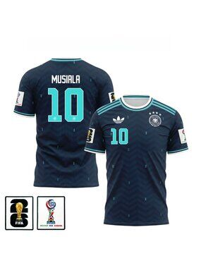 Jamal Musiala 2026 World Cup Soccer Jersey Away